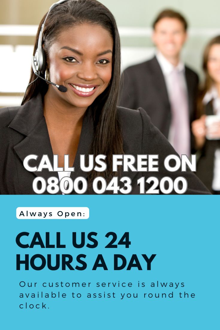 Call us 24 hours a day